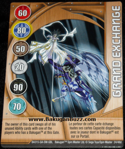 Grand Exchange 24 48d Bakugan 1 48d Card Set
